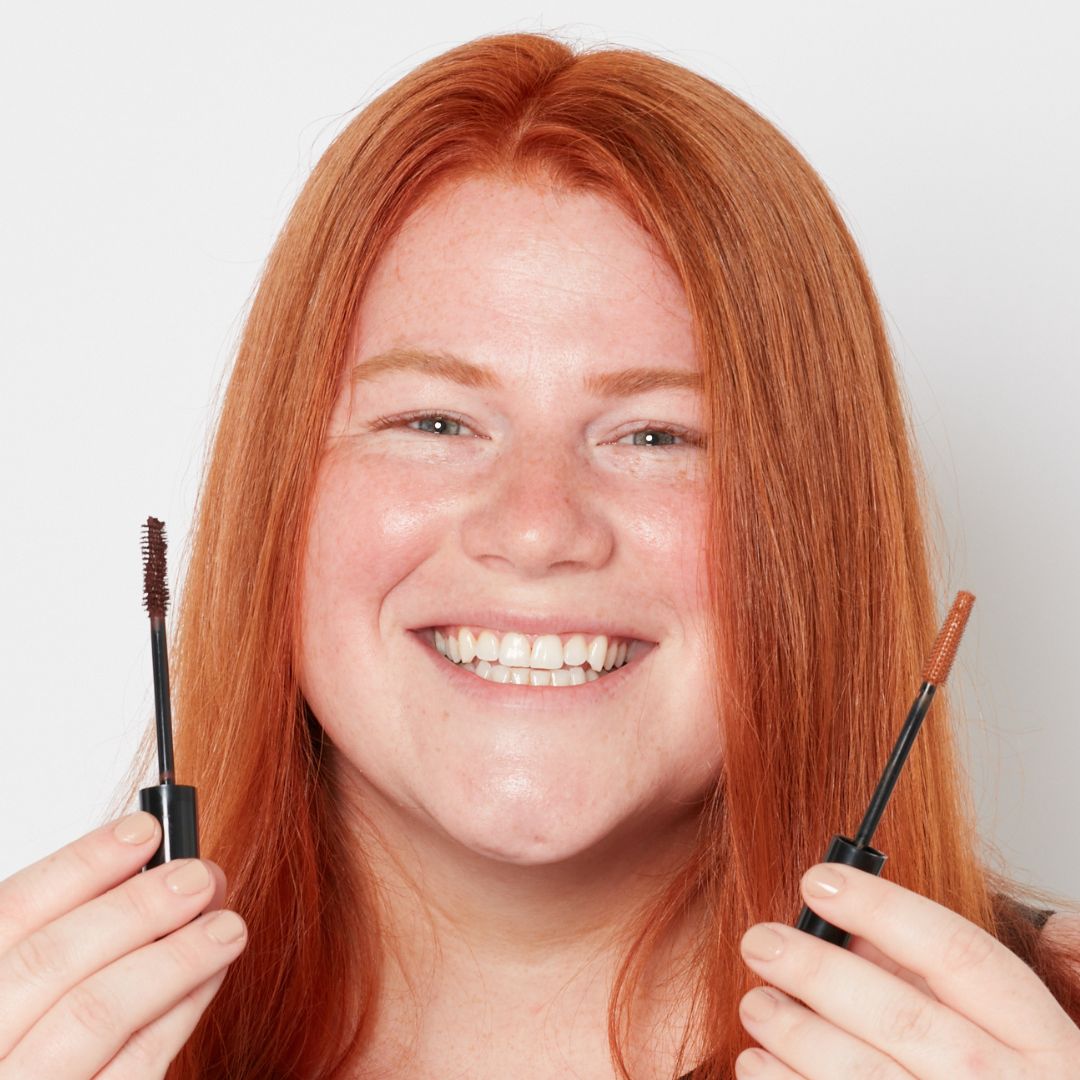 Complete 10 Product Kit: Finally Glossy®, Finally Have Brows® + Finally Have Lashes® Redhead Mascara and Eyebrow Makeup with Makeup Bag - Complete Kit