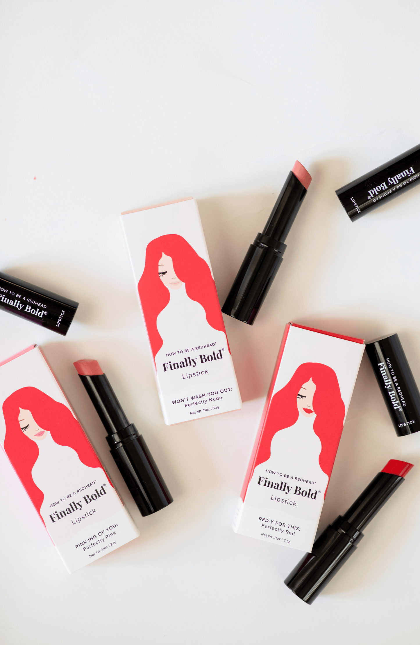 Finally Bold® - Lipsticks for Redheads (Pre-Order) Finally Bold® - Lipsticks for Redheads - Redhead Makeup