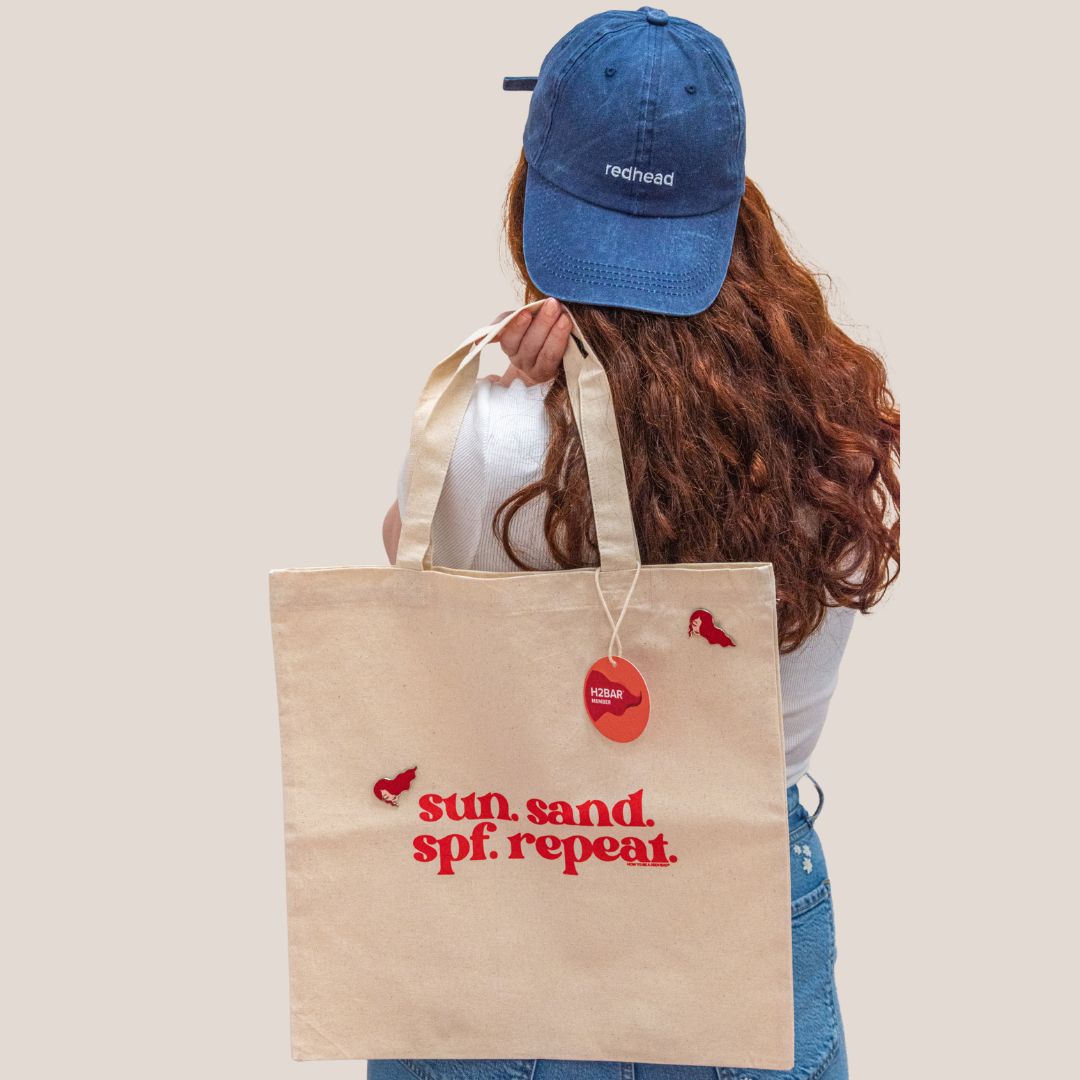 SUN. SAND. SPF. REPEAT. Cotton Canvas Tote Bag SUN. SAND. SPF. REPEAT. Cotton Canvas Tote Bag