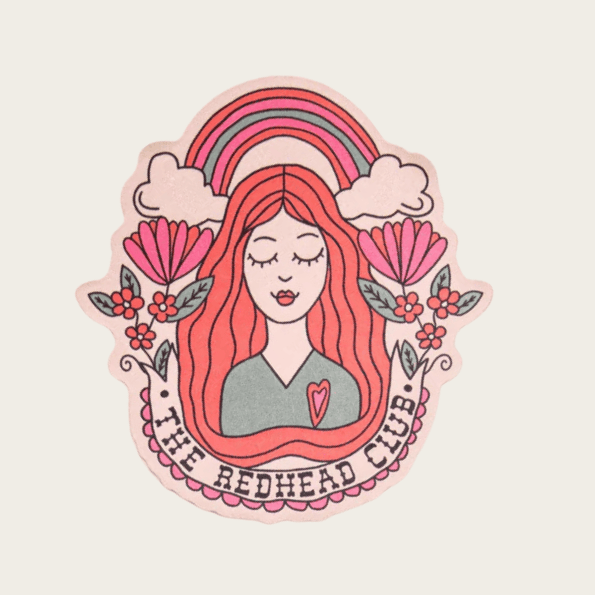 The Redhead Club Goddess Sticker The Redhead Club Goddess Sticker