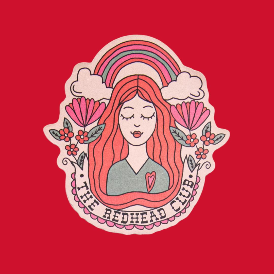 The Redhead Club Sticker The Redhead Club Sticker