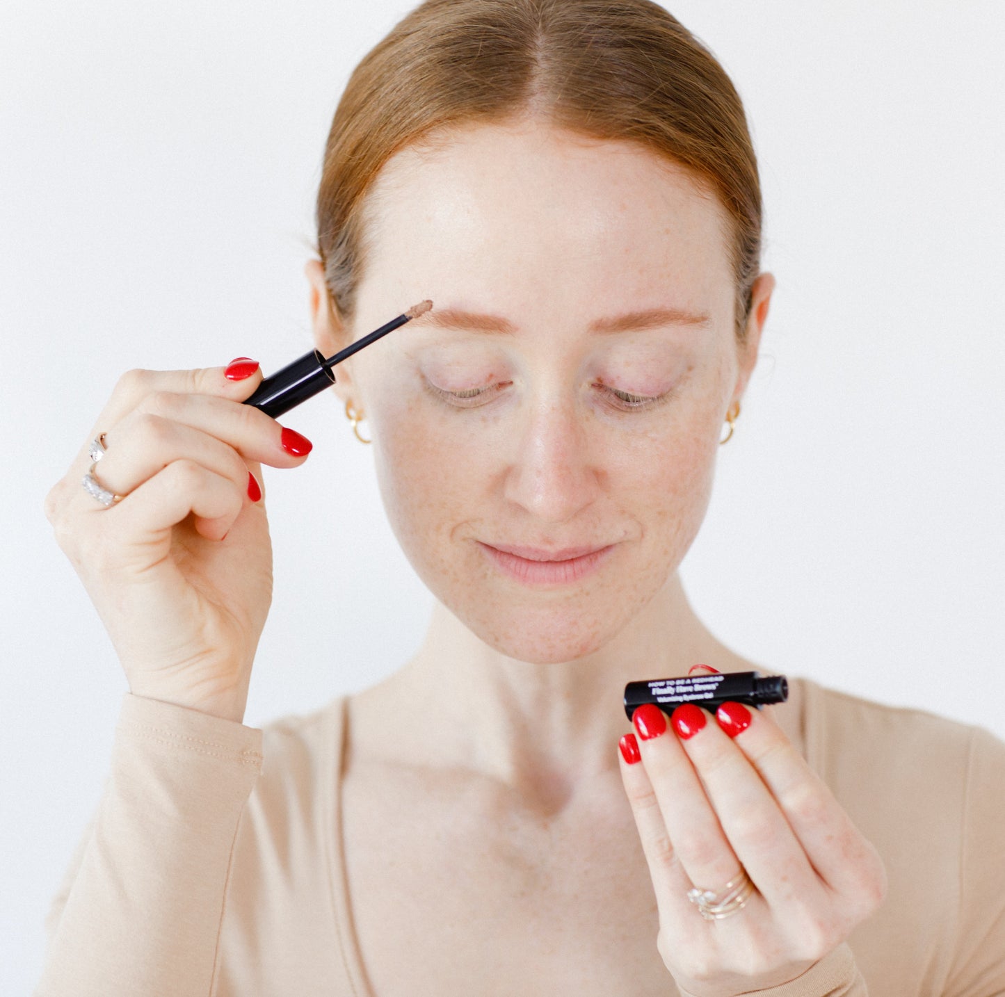 Finally Have Brows® - Tinted Redhead Eyebrow Gel (Volumizing) Finally Have Brows® - Tinted Volumizing Eyebrow Gel - Redhead Makeup