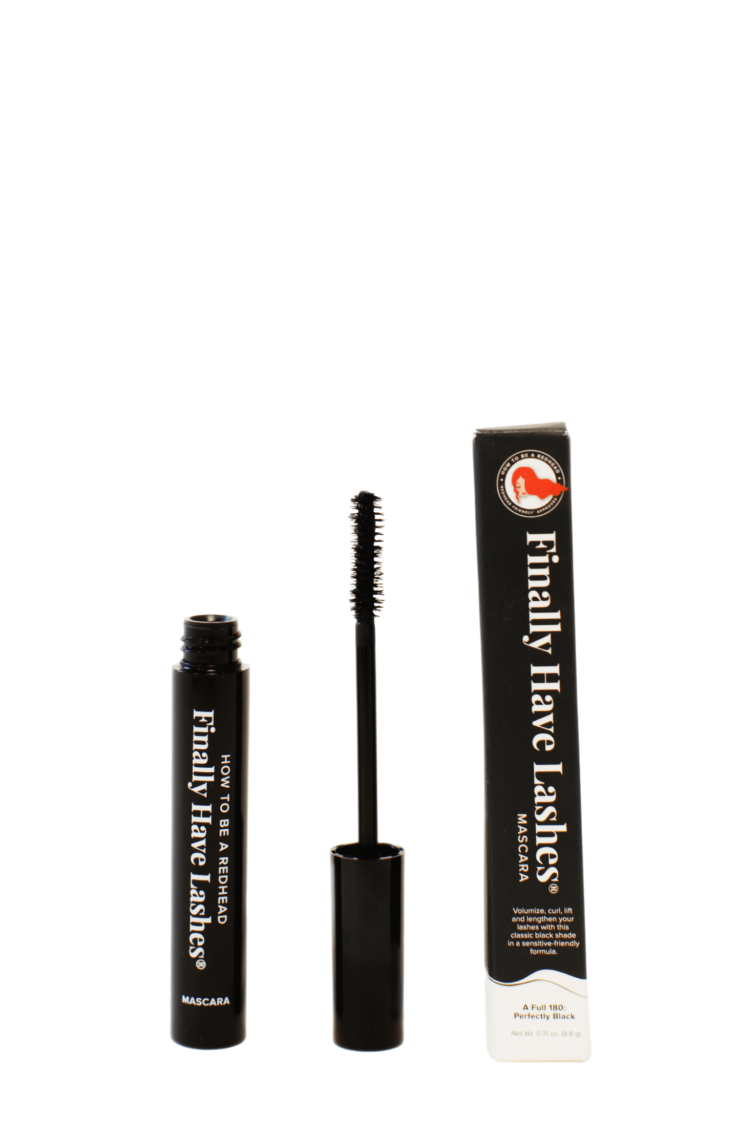 Finally Have Lashes® Mascara Trio (Auburn, Brown and Black) Redhead Mascara - Finally Have Lashes Double Trio (Auburn, Brown and Black)