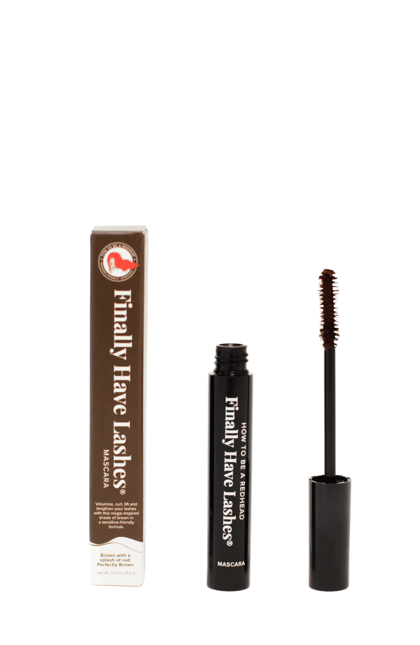 Finally Have Lashes® Mascara Trio (Auburn, Brown and Black) Redhead Mascara - Finally Have Lashes Double Trio (Auburn, Brown and Black)