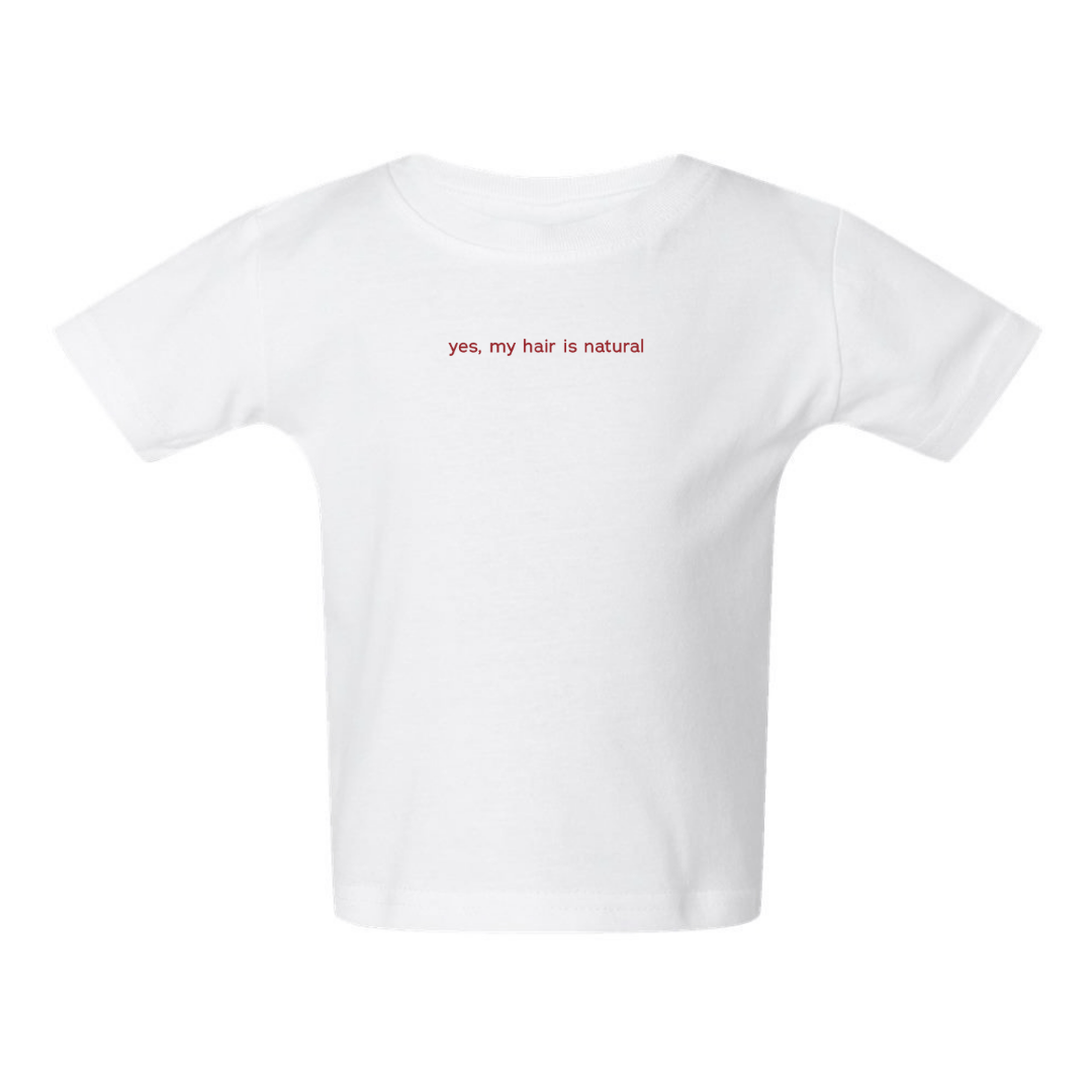 18M Jersey Tee (Infant) Yes, My Hair Is Natural Tee Yes, My Hair Is Natural Tee
