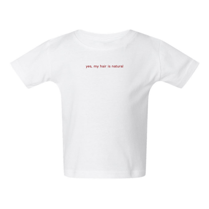 18M Jersey Tee (Infant) Yes, My Hair Is Natural Tee Yes, My Hair Is Natural Tee