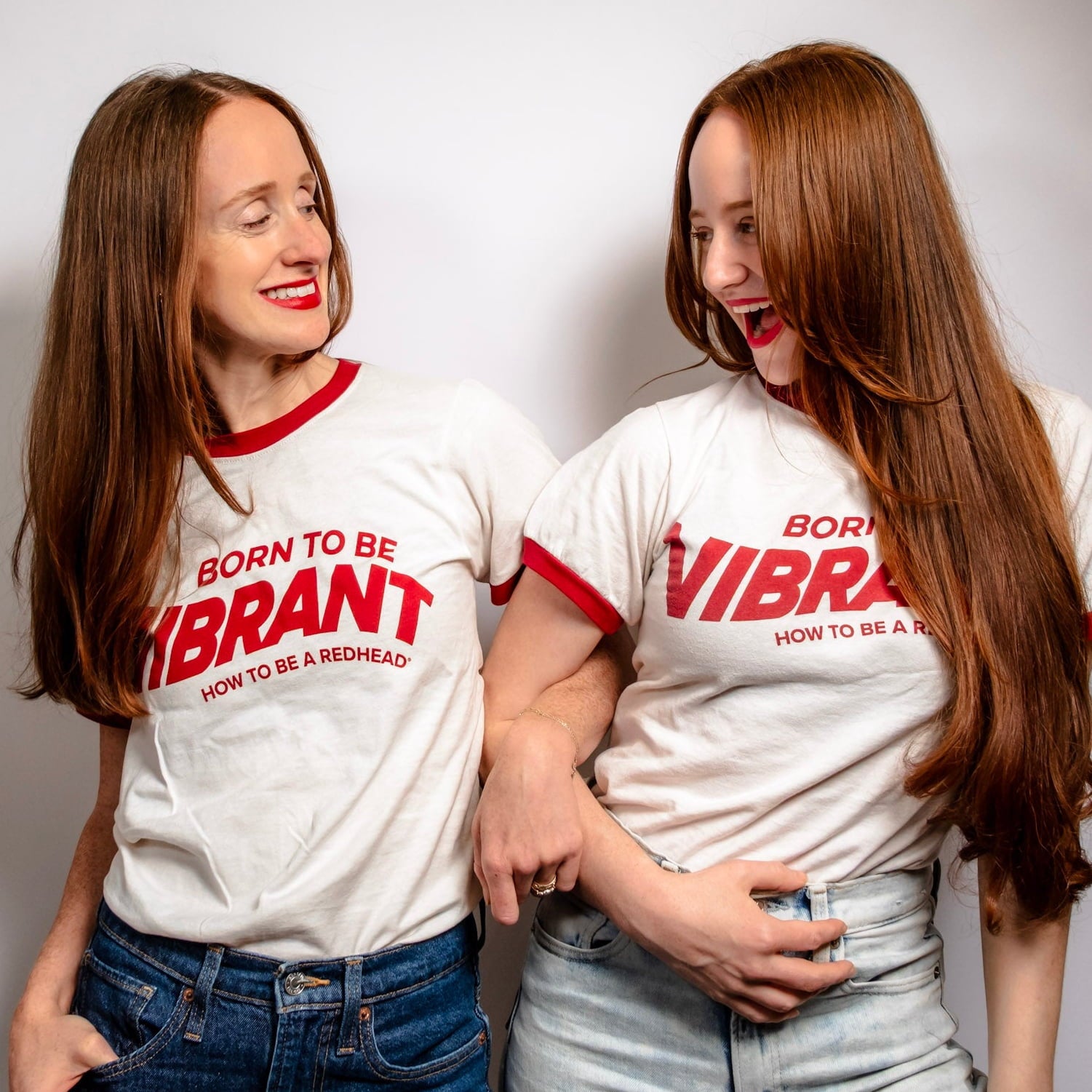 Born to be Vibrant Redhead Ringer Tee Born to be Vibrant Redhead Ringer Tee