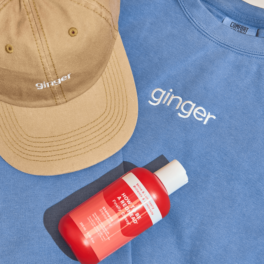 Denim Khaki Ginger Hat / Ginger Blue Luxe Embroidered Sweatshirt / S The Redhead Men’s Bundle The Redhead Men’s Bundle