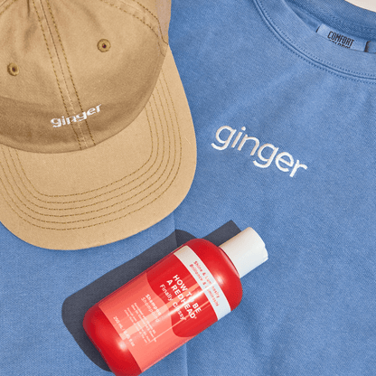 Denim Khaki Ginger Hat / Ginger Blue Luxe Embroidered Sweatshirt / S The Redhead Men’s Bundle The Redhead Men’s Bundle