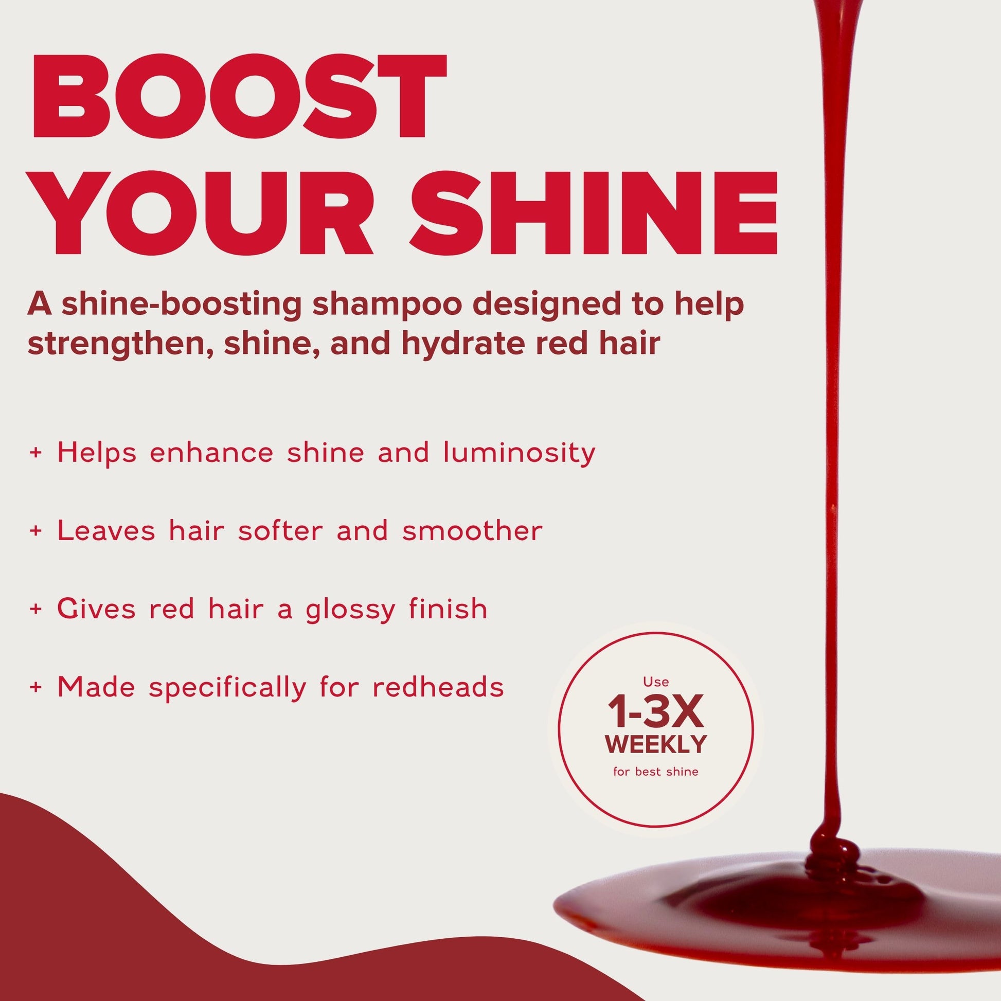 Finally Glossy® Shine & Luminosity Shampoo for Redheads Finally Glossy® Shine & Luminosity Shampoo for Redheads
