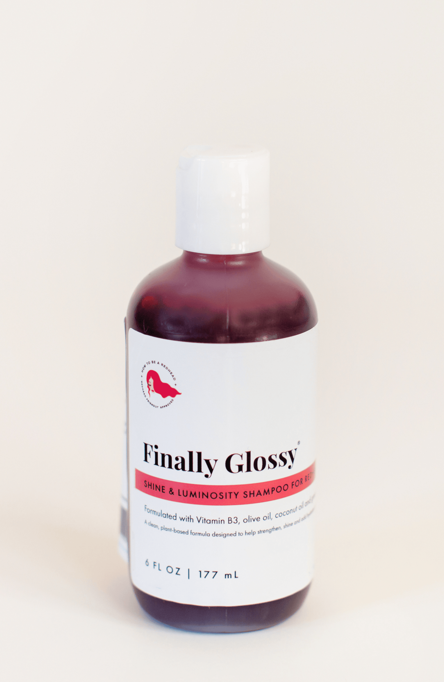 Finally Glossy® Shine & Luminosity Shampoo for Redheads