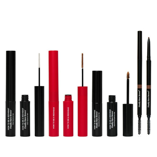 Finally Have Brows® Eyebrow Gels + Ultra Fine Pencil (Redhead Brow Set Bundle Pre-Order) Finally Have Brows® - Complete Eyebrow Trio - Redhead Makeup