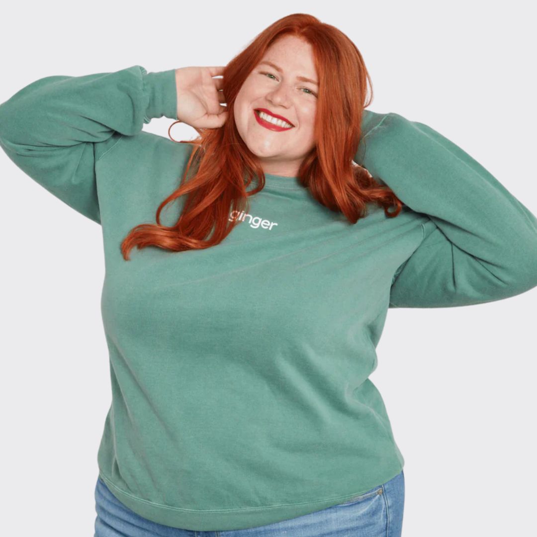 Ginger Crewneck Sweatshirt (Light Green) Ginger Crewneck Sweatshirt (Light Green)