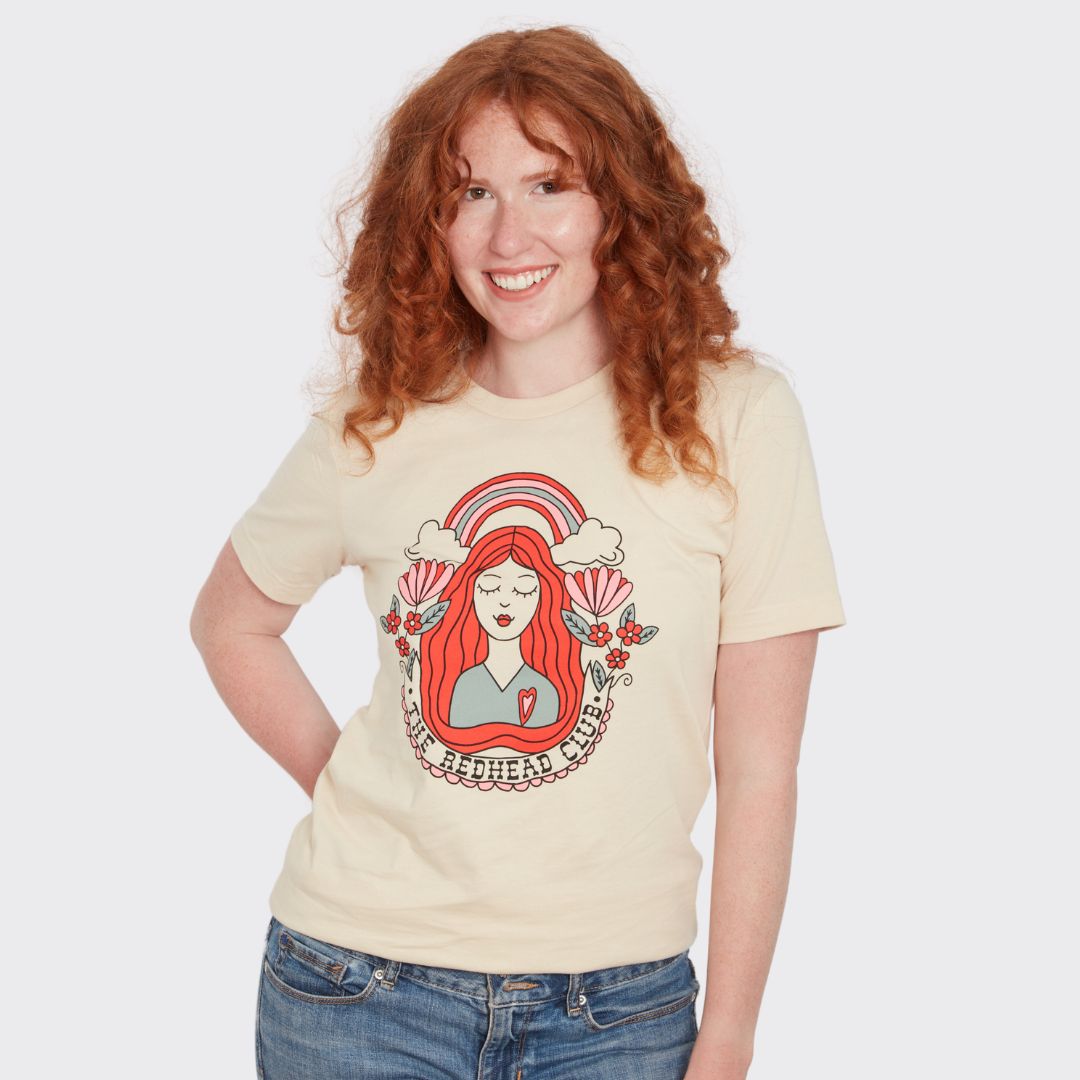 Goddess Redhead Club Tee Redhead Club Goddess Tee - Apparel for Redheads