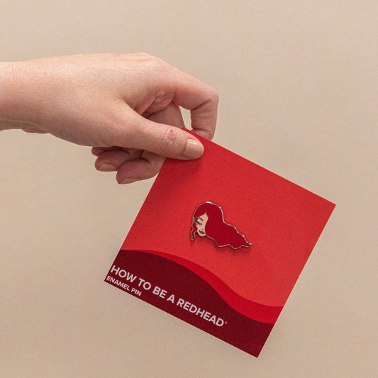 How to be a Redhead Enamel Pin How to be a Redhead Enamel Pin