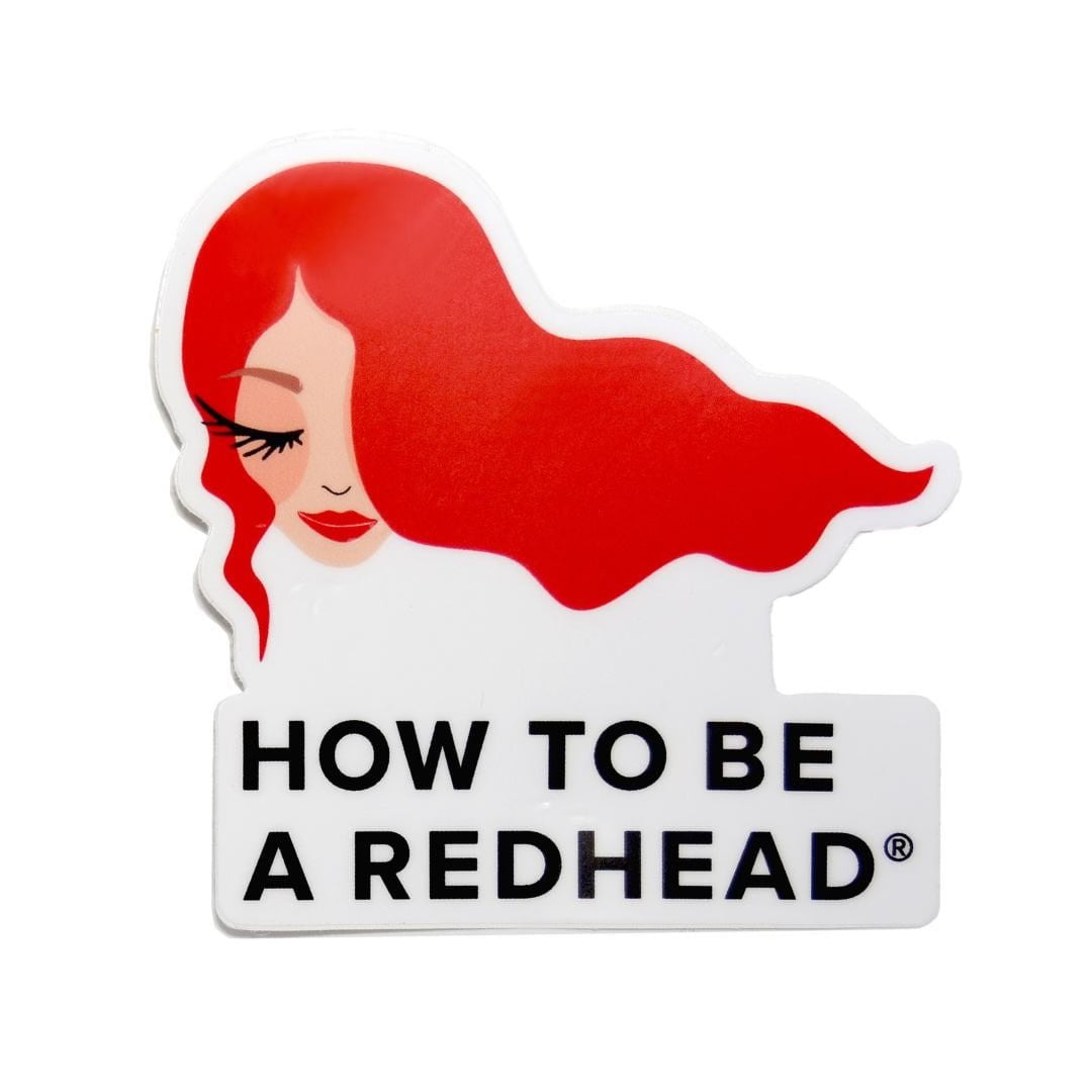 How to be a Redhead Sticker How to be a Redhead Sticker