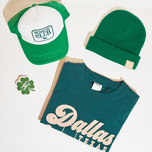 Lucky to be a Redhead: St. Patrick’s Day Limited Edition Merch Kit Lucky to be a Redhead: St. Patrick’s Day Limited Edition Merch Kit