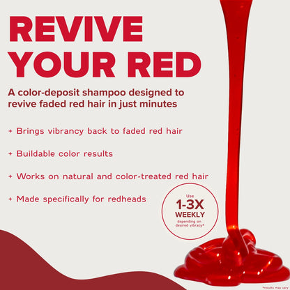NEW! Finally Vibrant® Color-Deposit Shampoo for Redheads NEW! Finally Vibrant® Color-Deposit Shampoo for Redheads