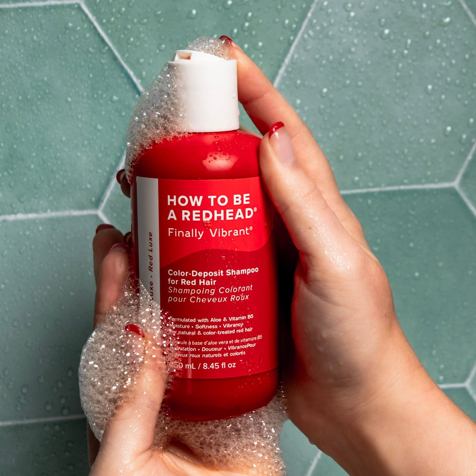 NEW! Finally Vibrant® Color-Deposit Shampoo for Redheads – H2BAR