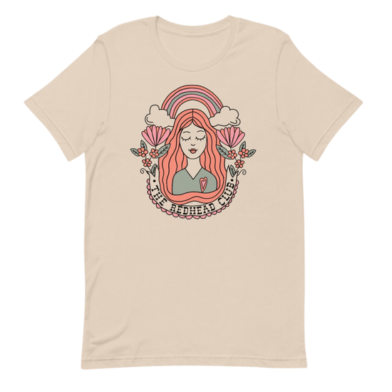 Redhead Club Goddess Tee Apparel For Redheads H2bar