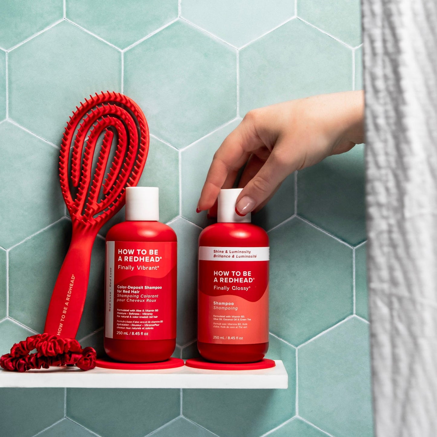 Redhead Club Shower Coaster for Shampoo Bottles Redhead Club Shower Coaster for Shampoo Bottles
