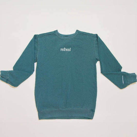 Redhead Embroidered Luxe Crewneck Sweatshirt (Green) Redhead Embroidered Luxe Crewneck Sweatshirt (Green)