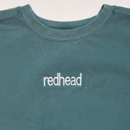 S Redhead Embroidered Luxe Crewneck Sweatshirt (Green) Redhead Embroidered Luxe Crewneck Sweatshirt (Green)