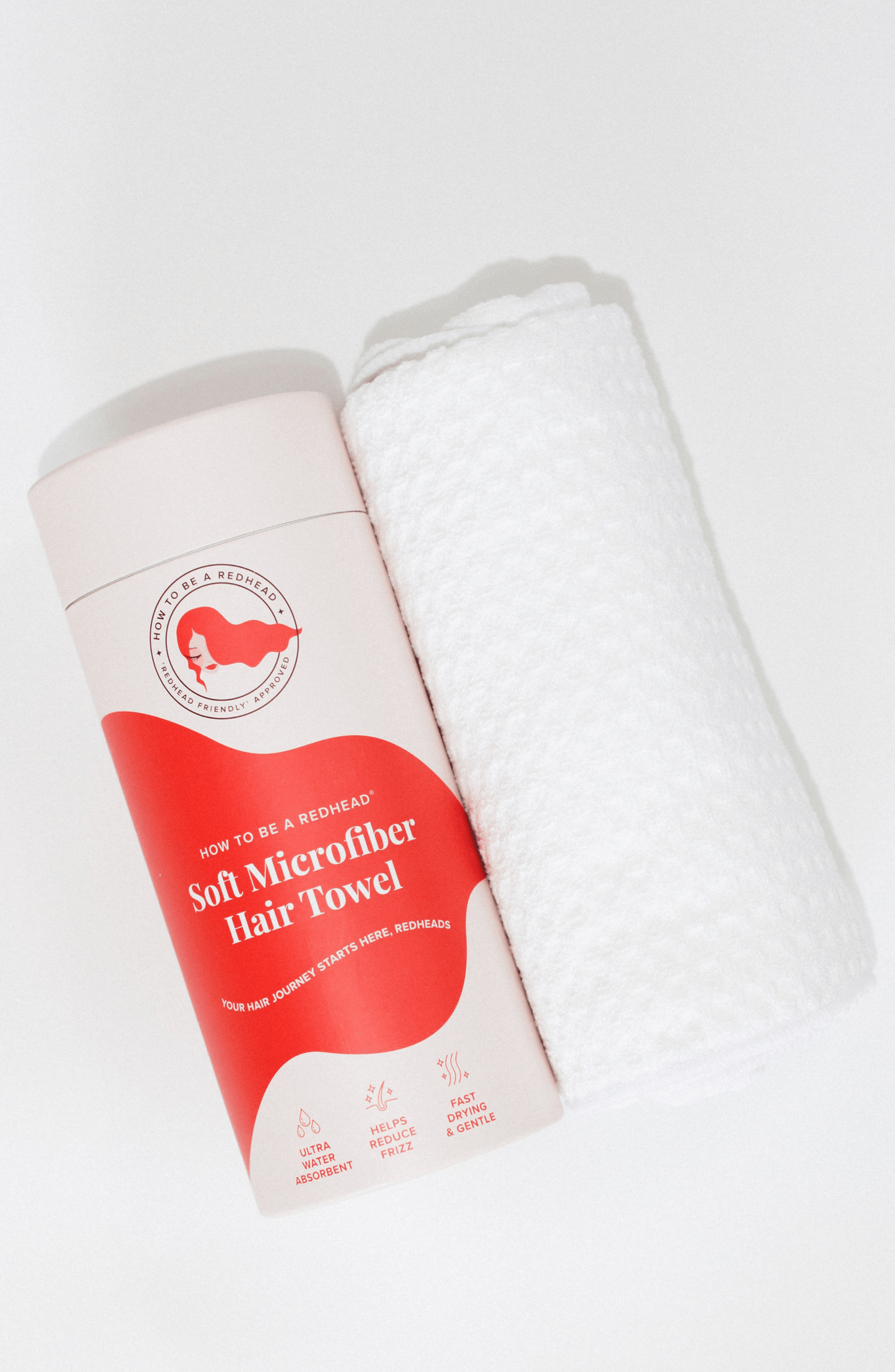 Soft Microfiber Hair Towel for Redheads - Redhead Beauty Products