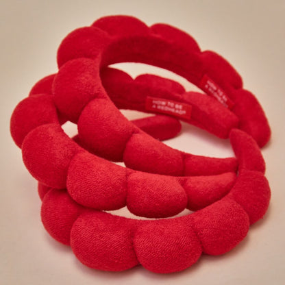 Spa Bubble Headband (Red) Spa Bubble Headband (Red)