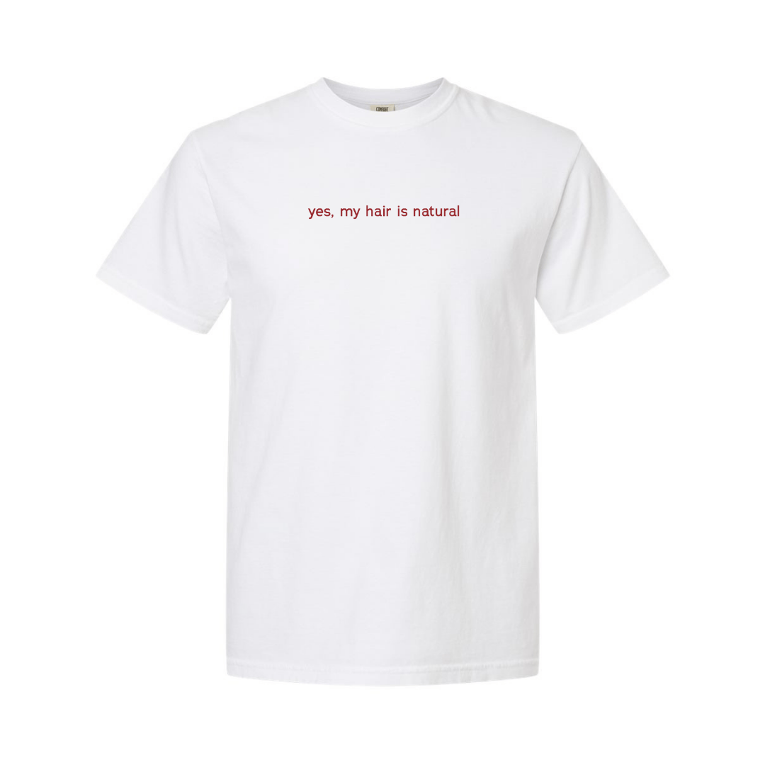 XS (Adult) Yes, My Hair Is Natural Tee Yes, My Hair Is Natural Tee