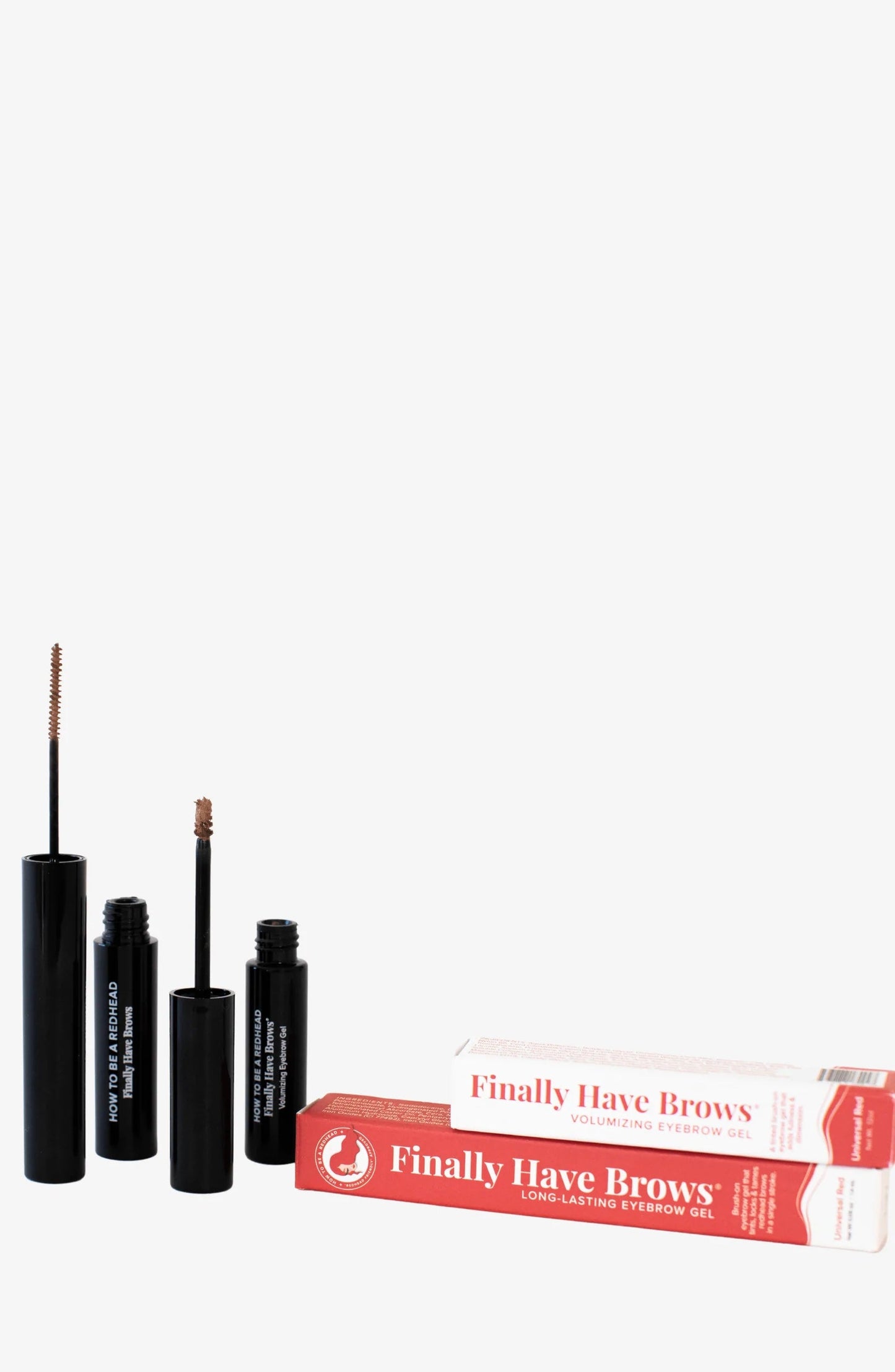 Shark Tank Redhead Mascara and Eyebrow Makeup with Makeup Bag - Complete  Kit – H2BAR