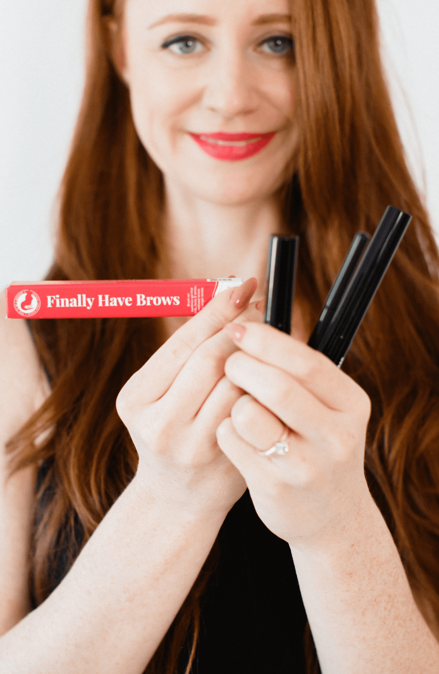Finally Have Brows® Longwearing/ Volumizing Eyebrow Gels + Ultra Fine Pencil (Complete Redhead Brow Trio) Finally Have Brows® - Complete Eyebrow Trio - Redhead Makeup
