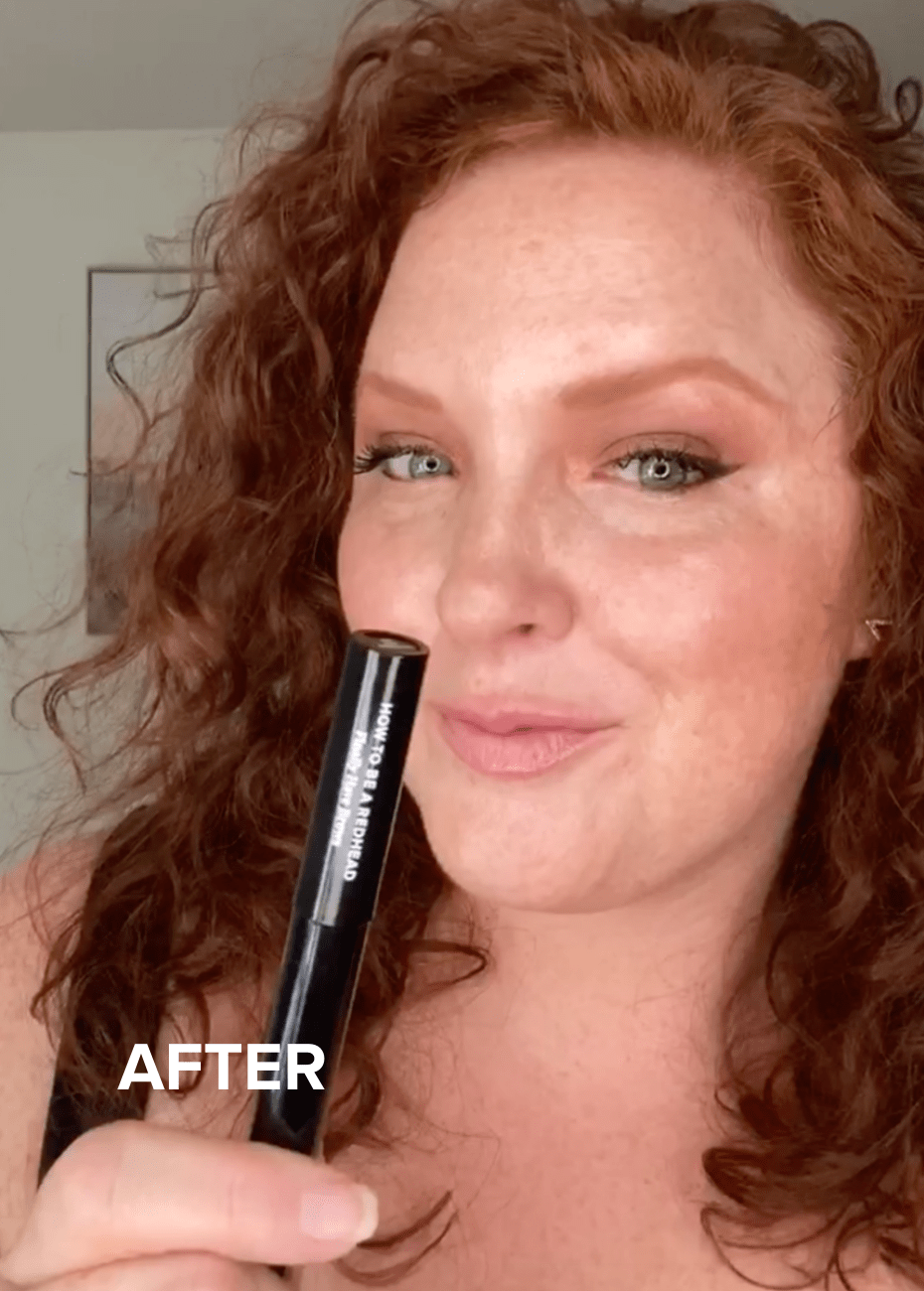 Finally Have Brows® - Tinted Redhead Eyebrow Gel (Longwearing) Finally Have Brows® - Tinted Redhead Eyebrow Gel - Redhead Makeup