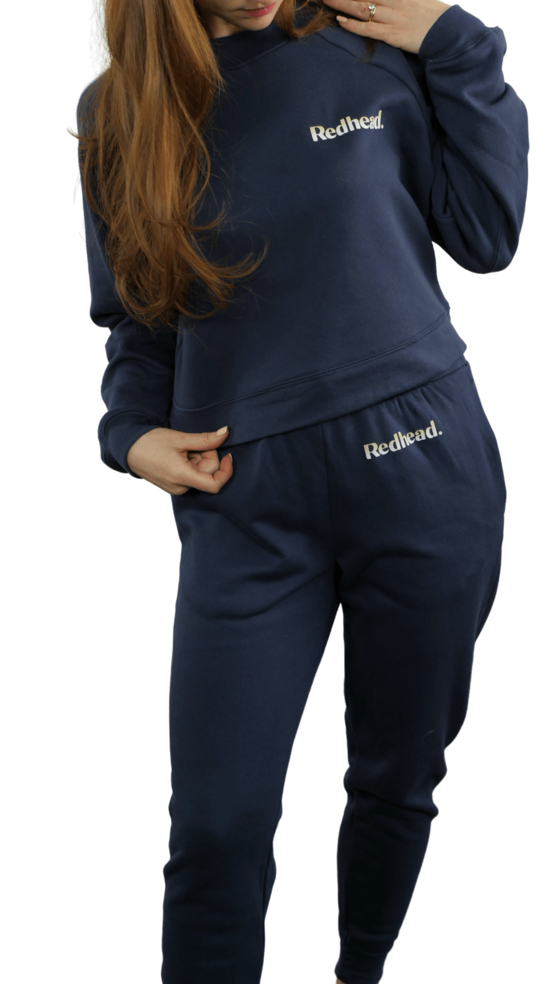 NEW! Redhead. Fleece Sweatshirt - Navy